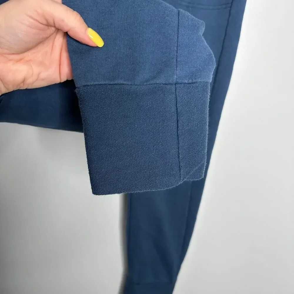 FP Movement‎ Work It Out Joggers Women Small Blue EUC High Rise Tapered Sweats